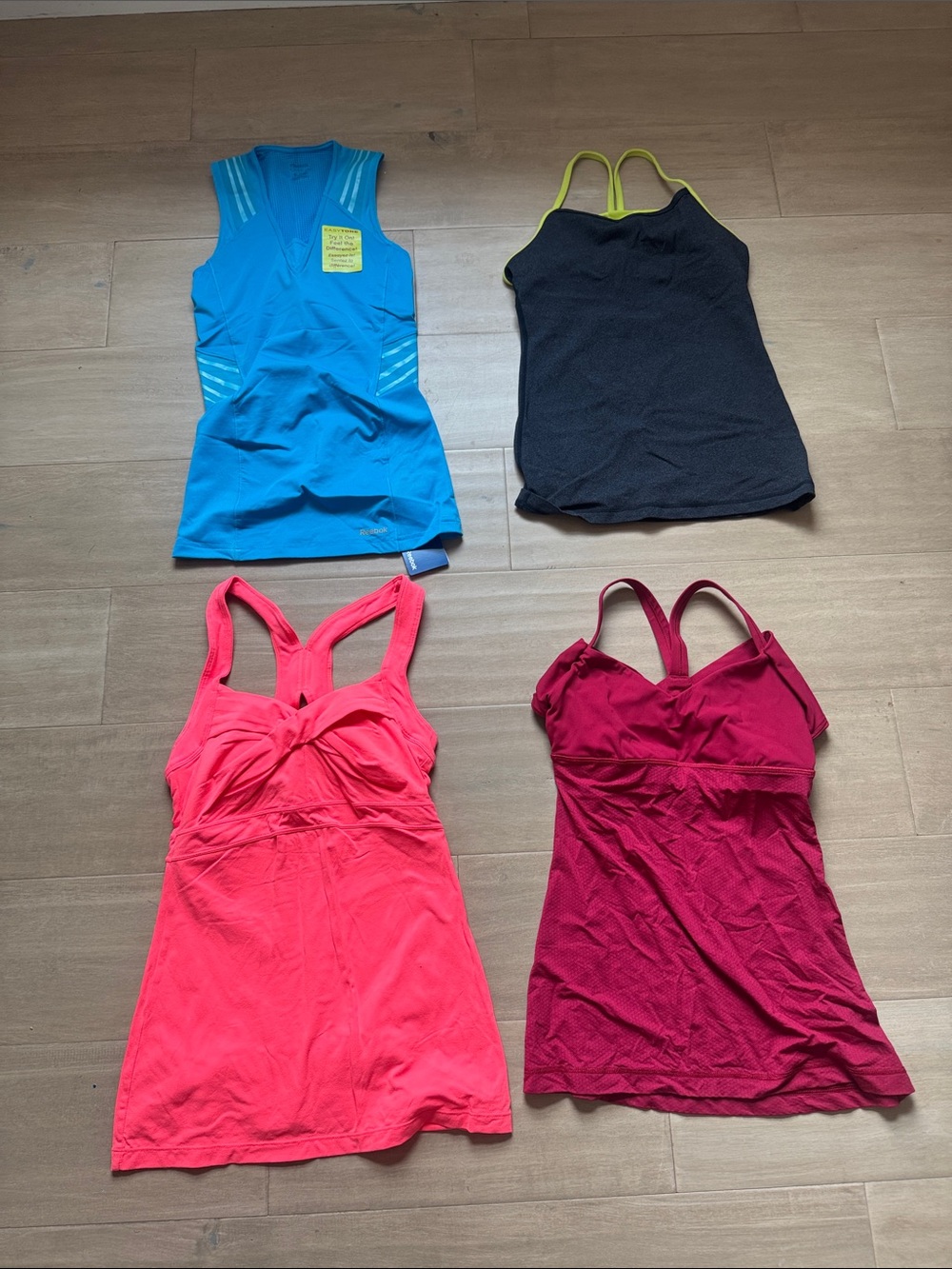 Lot of 4: 2 Lululemon size 4, Nike s, Athleta size xs,